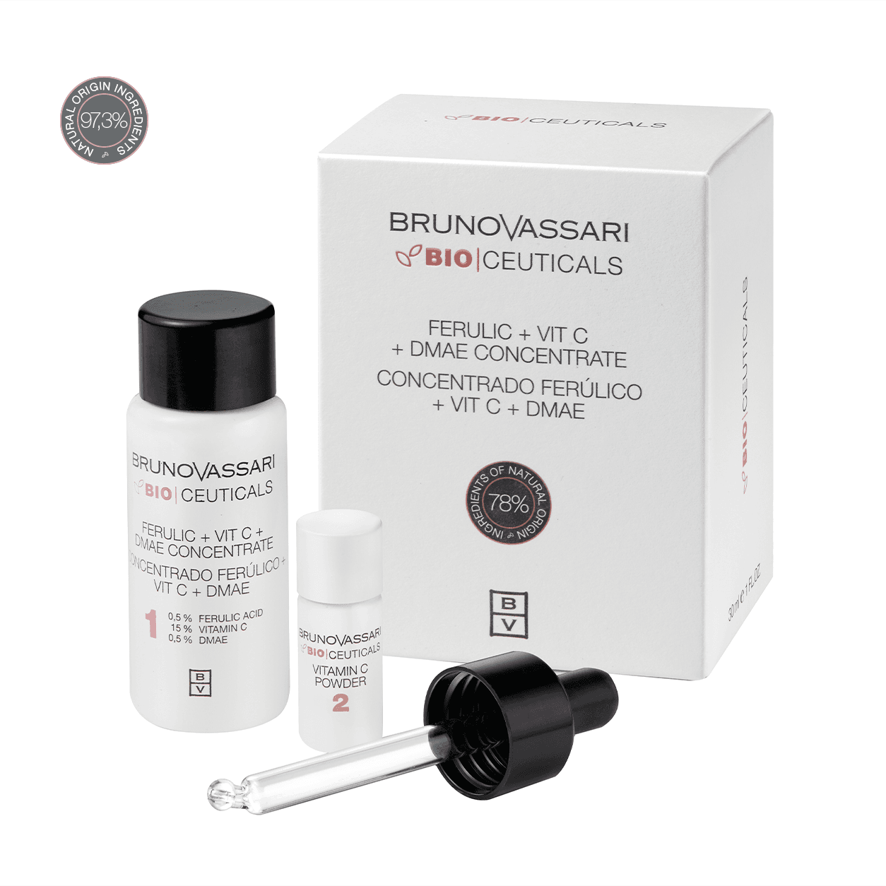 Ferulic + Vit C + DMAE